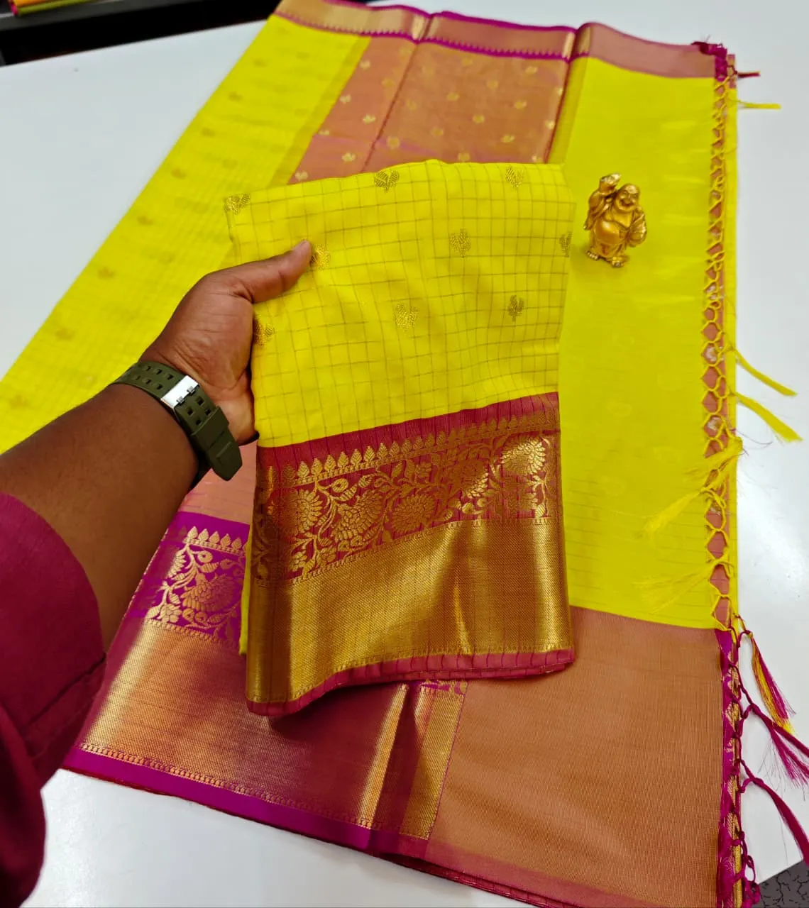 Party wear semi  kanchivaram katan soft silk Sarees